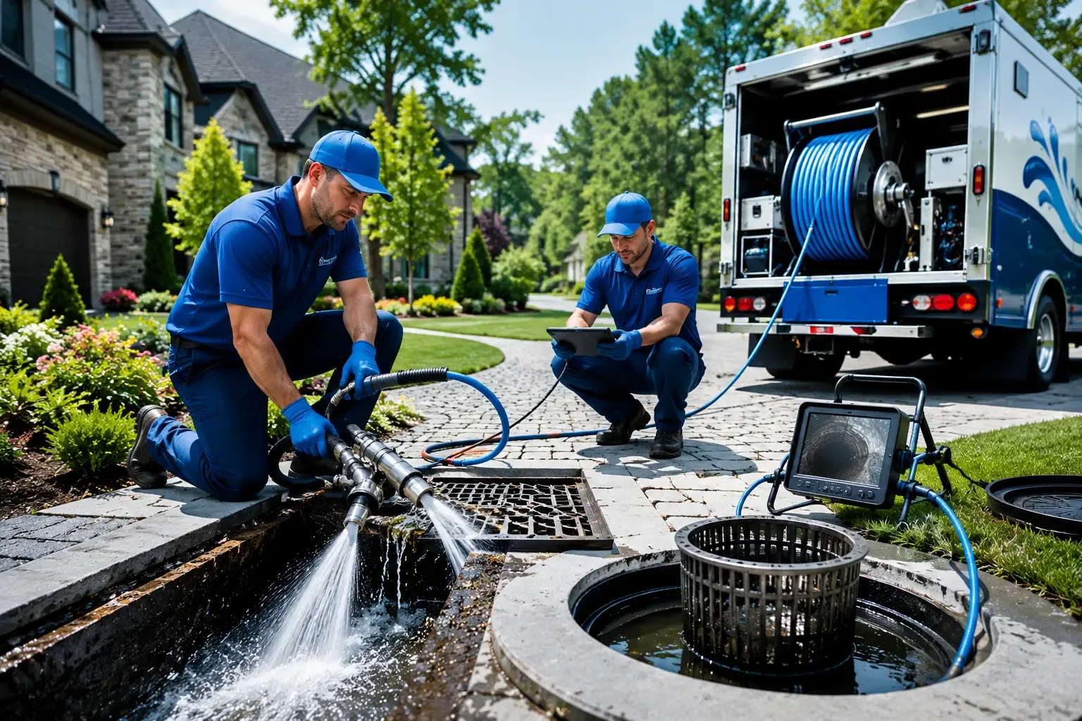 Local outdoor drain cleaning professionals in Blanchardville, WI