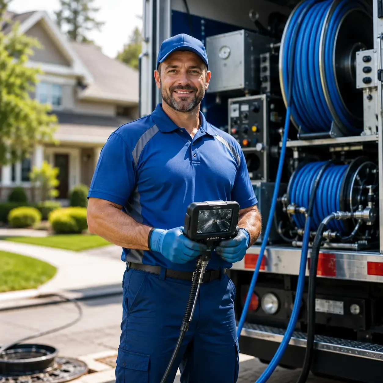 Local outdoor drain cleaning specialists in Blanchardville, WI